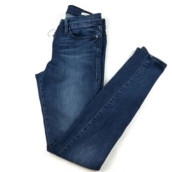Frame Dark Blue Le Skinny de Jeanne Denim Jeans Women’s 26‎ - Picture 1 of 10
